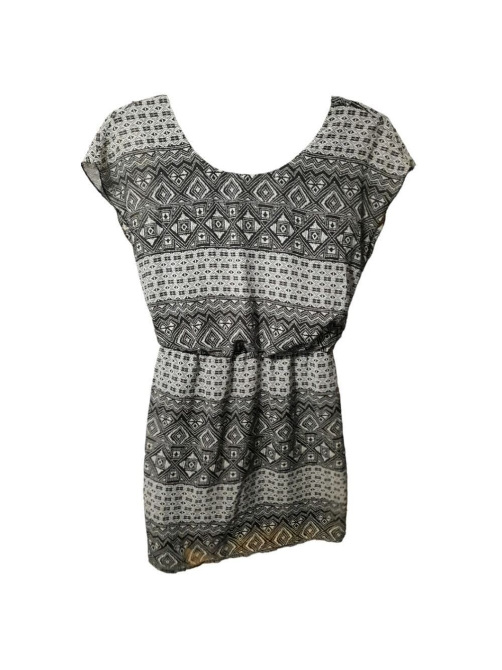 City Triangles Blouson Dress Medium